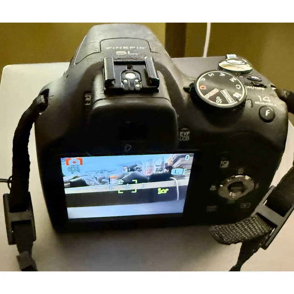 FUJIFILM FinePix SL300 14MP 30x Zoom Camera Tested Battery Charger SD Card